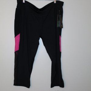 Game Time Black Leggings 3X NWT